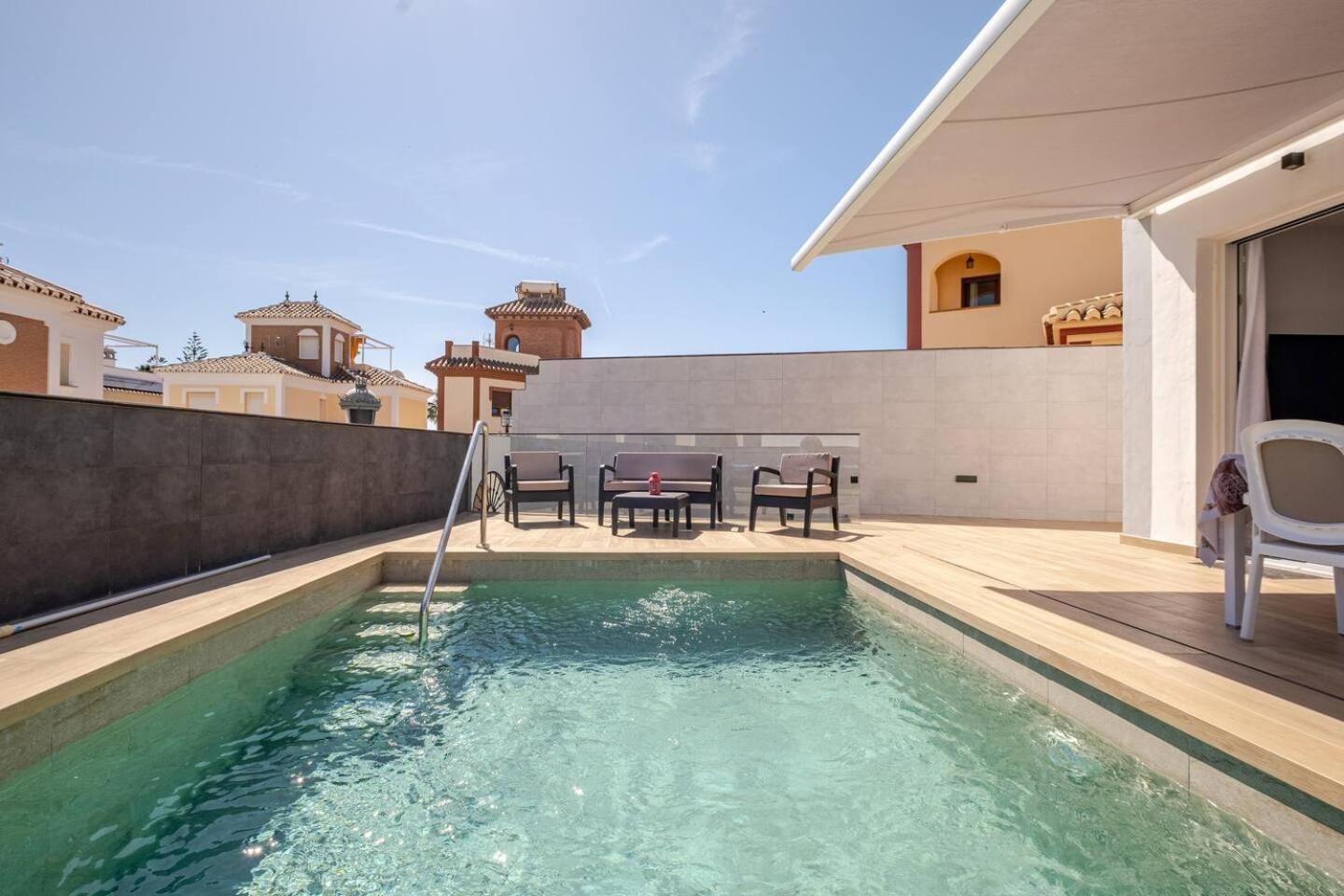 Villa Antonia Mar - Private & Heated Pool - Punta Lara Nerja Zewnętrze zdjęcie